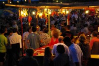 Ambiance du festival des musiques épicée à Saint-Aulaye vendredi 6 et samedi 7 août