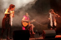 La Quinte pour le ciné concert La Môme au château d’Oche à Saint-Priest-les-Fougères le 19 Juillet dans les Guitares Vertes