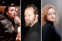 Les solistes principaux du Théâtre Mariinsky de Saint-Pétersbourg : Anna Kiknadze, mezzo, Michail Kolelishvili, basse, Tamara Atschba, piano mardi 7 août, grange de Lanquais à 21h